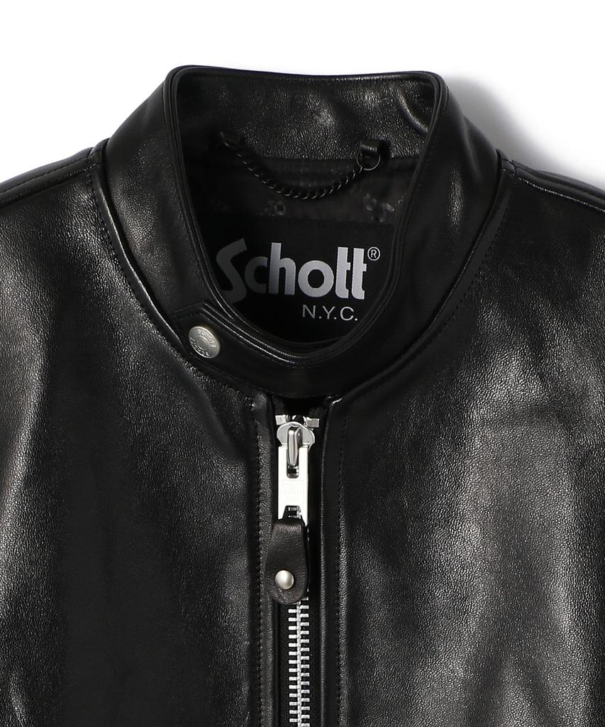 Schott Single Riders Size 70's Jacket, Men's, XL, 010, Black, 782-5950011