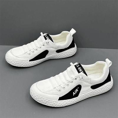 Sommer neue Low-Top Casual Herren Mesh Atmungsaktive Herrenschuhe modische und bequeme weiche Basisplattenschuhe Herren Trendschuhe