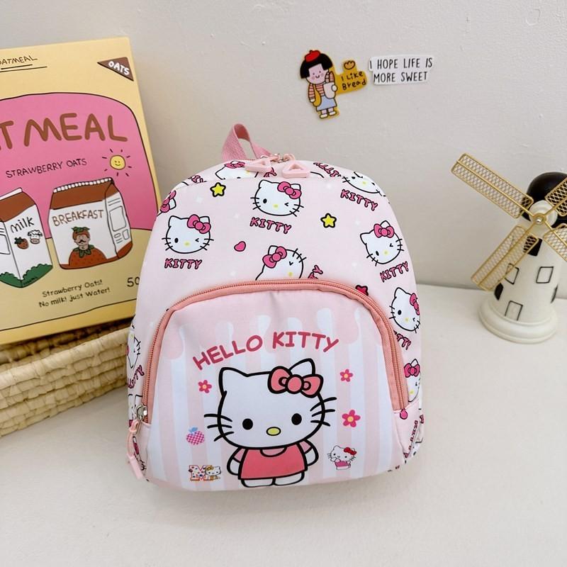 Adorable Cartoon Nylon Kids Backpack For Preschoolers Breathable And Durable