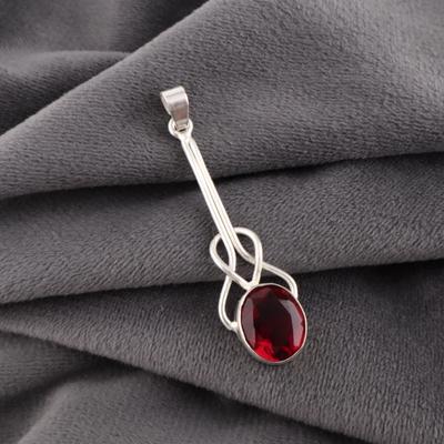 Pink Rubellite Gemstone Jewelry, 925 Sterling Silver Pendant , Handmade Charming Pendant, Bohemian Rubellite Pendant For Grandma Gift