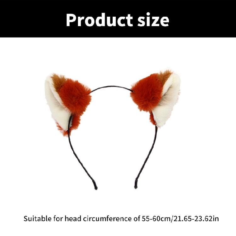 Animal Ear Headband for Cosplay Partys Masquerades Dressingup Costume Hairband Anime Character Props for Formal Occasion