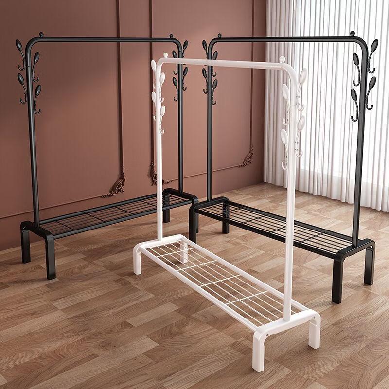 Movable Floor Standing Garment Rack