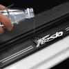 Car Sticker Carbon Fiber Decorative Strip Car Door Sill for Ford Fiesta Auto