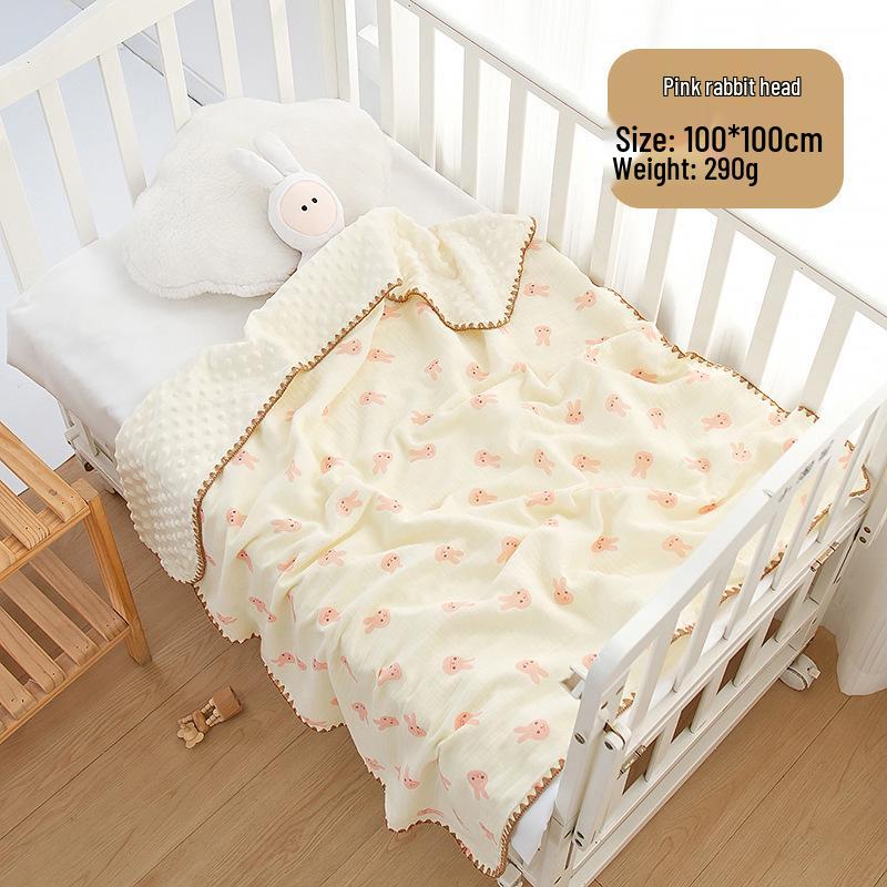 Four Seasons Newborn Baby Blanket - Gauze Quilt for Kindergarten
