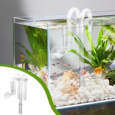 Aquarium Filter Inlet And Outlet Aquarium Water Pipe Fittings Fish Tank Strainer Device External Filtering Replacement