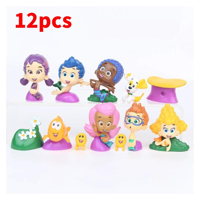 

Bubble Guppies Figurines For Event Decor And Kids Collectibles Style A