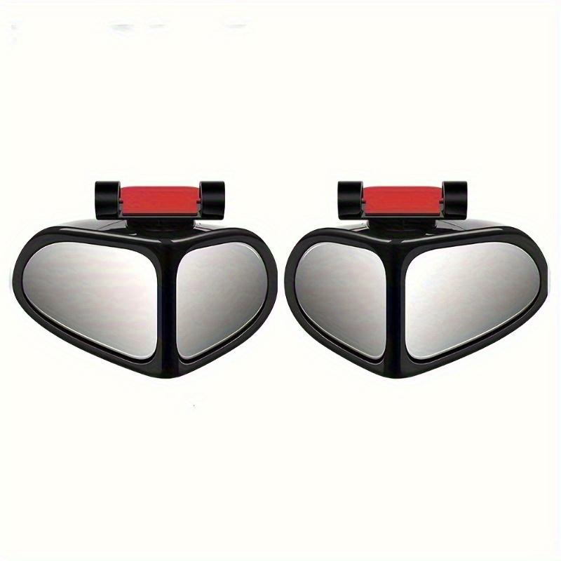 

2Pcs/set Hd Wide-Angle Blind Spot Mirrors for Cars - 360° Adjustable Fit Triangle Design Dark Grey