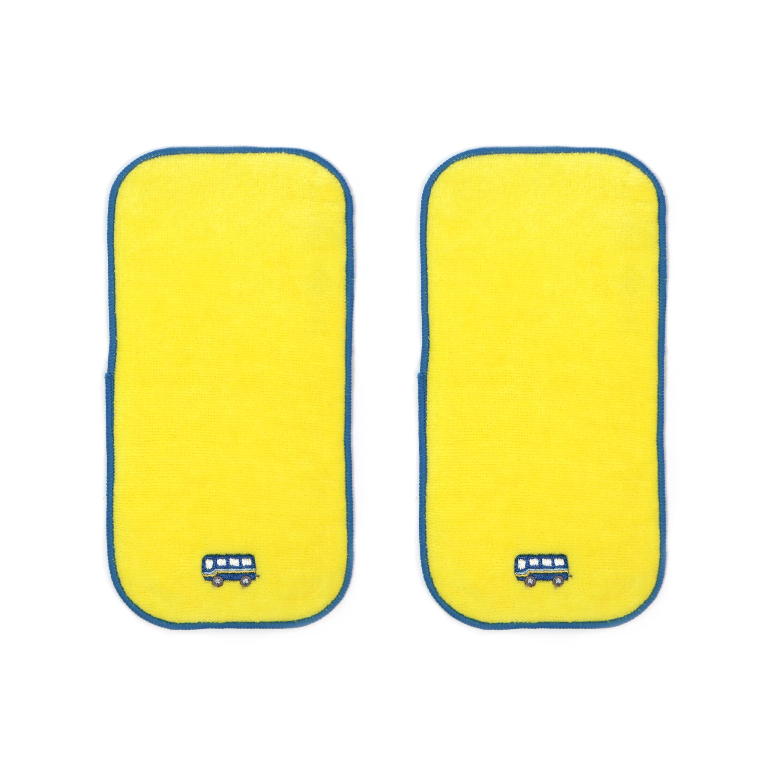

Imabari Towel Kids Handkerchiefs, Set of 2, pokke - Cute and Fluffy (Bus)
