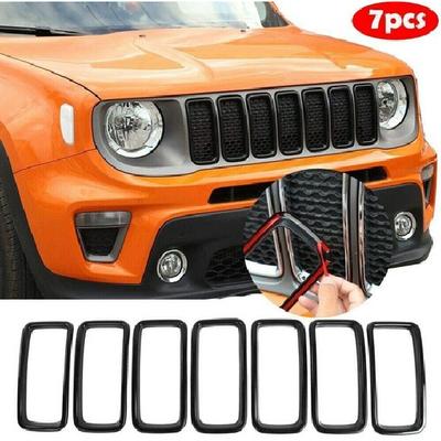 Grille Erts Grill Cover Trim Exterior Accessories for + Jeep Renegade BU