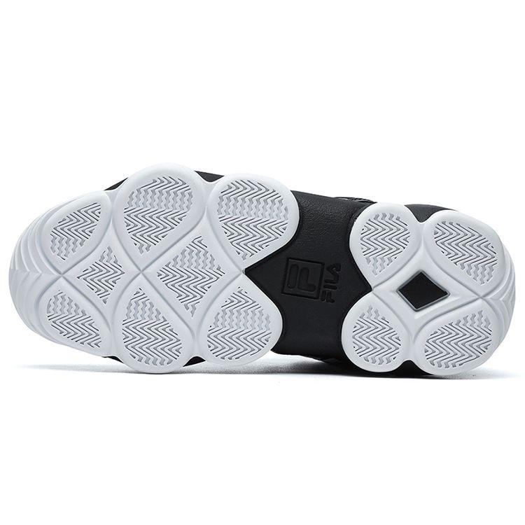 Fila Heritage Basketball Synthetic Leather Suede Low Top Retro Basketball Shoes Women Sneaker Black White F12W141220FBW