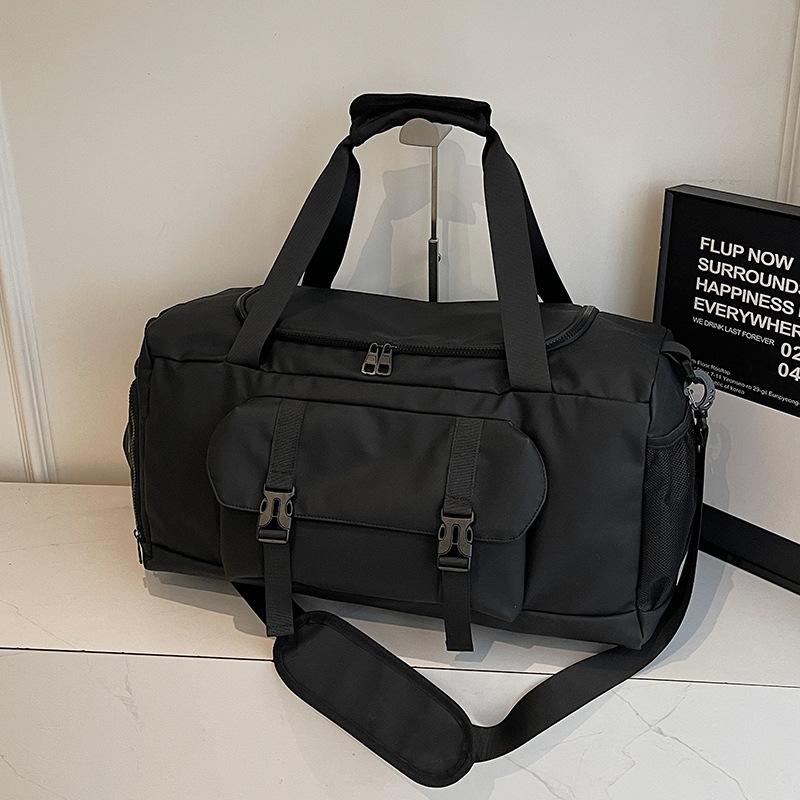 Downhill Bag Travel Bag for Women Short Distance Light Travel Large Capacity Splicing Hand Held Shoulder Crossbody Bag