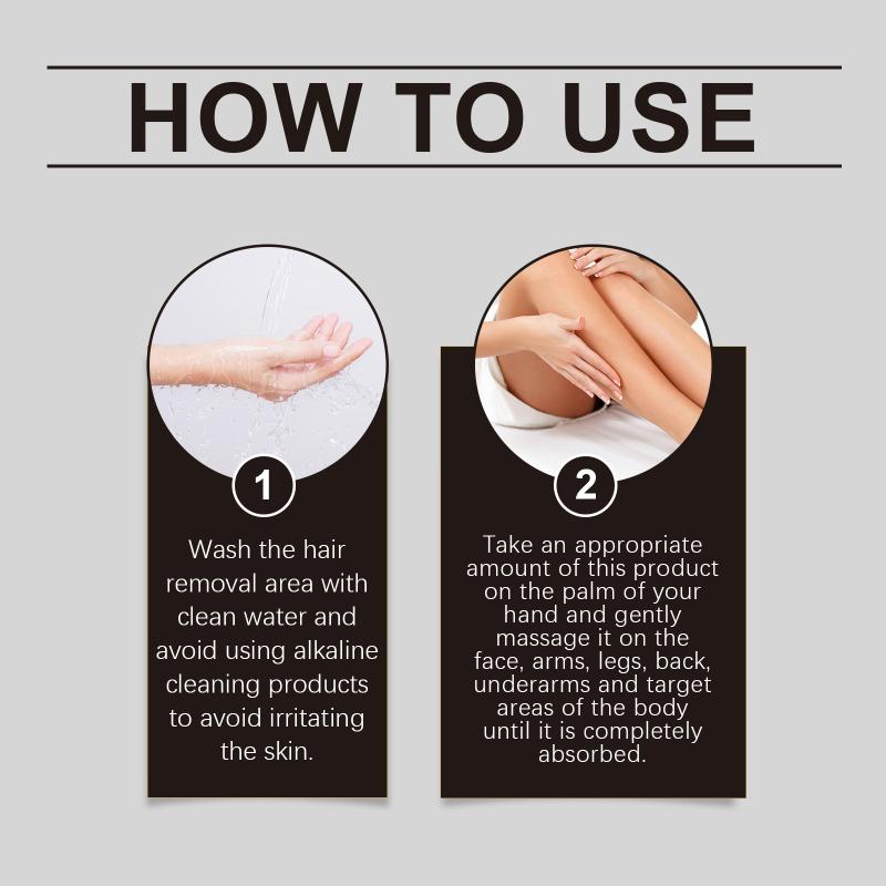 Oceaura Body Hair Removal Hair Growth Inhibitor Mild Moisturizing Skin Painless And Soothing Hair Removal one size