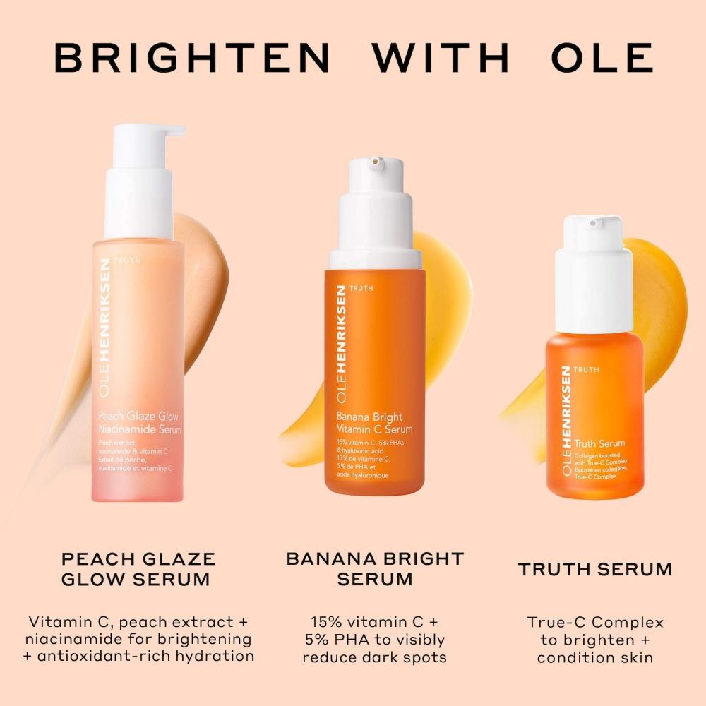 Olehenriksen Pfirsich Glasur Glow Niacinamid Serum Mit Vitamin C 0,5 oz 15 ml 0,5 oz 15 ml