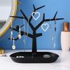 2025 New Plastic Jewelry Bird Tree Display Stand Holder Fashion Organizer Tower for Earring Necklace Ring Bracelet Rack