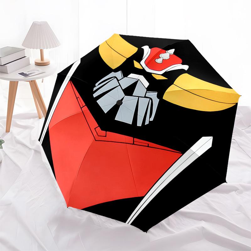 Gundam, Robot- Automatic Opening and Closing, 8-rib Structure Portable Umbrella, Suitable for Men and Women in All Seasons - Perfect Gift fo