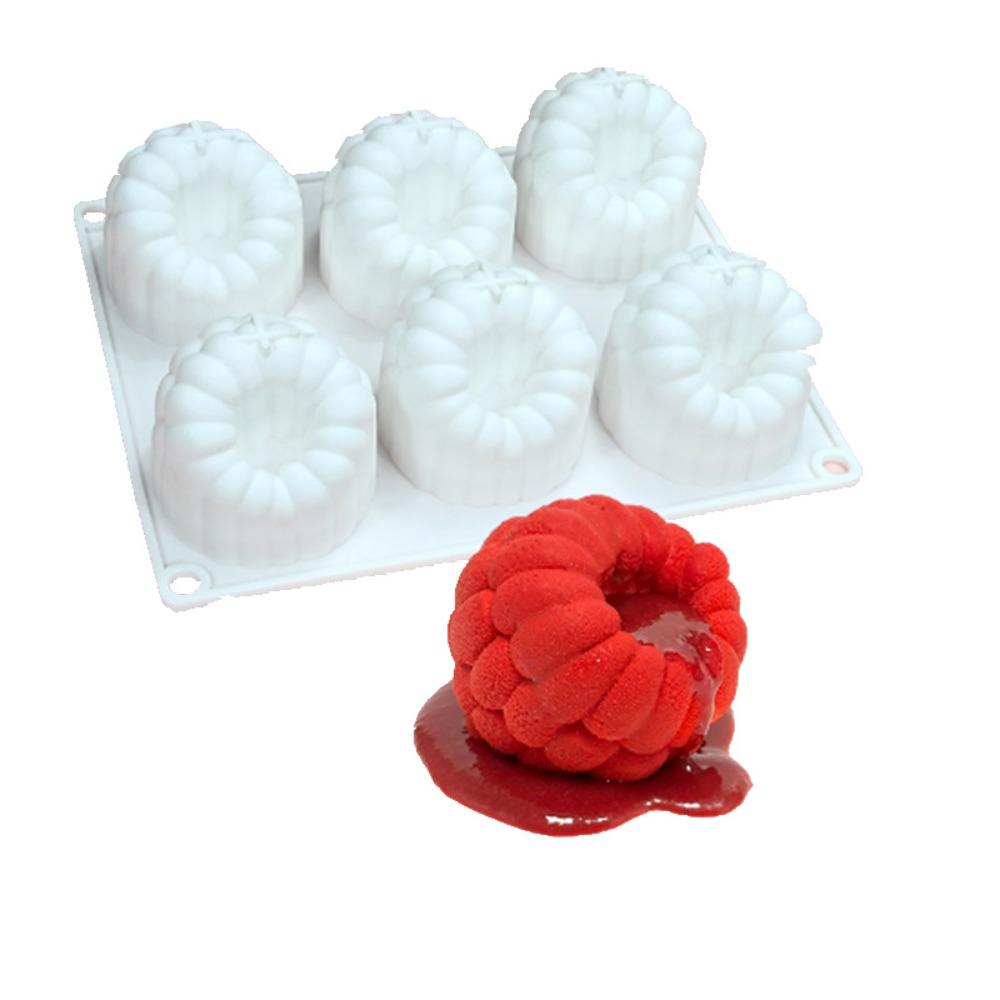Silicone Pear Peach Cake Mold Non-toxic Mousse Cake Molds Jelly Pudding Mold  Household