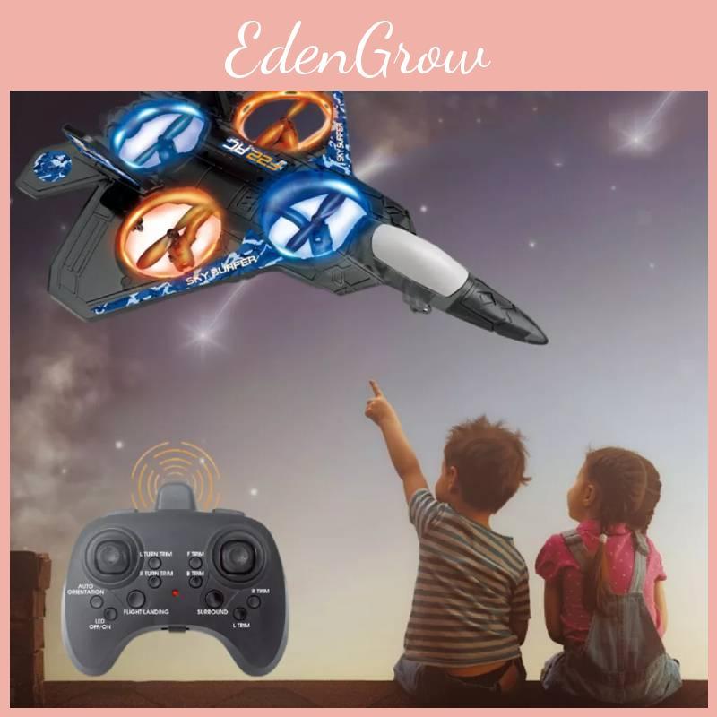 6 Channel Rc Aircraft Stunt Radio Control Plane Jet Fighter Ready To Fly Toy