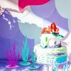 3-Piece Underwater Theme Party Decor Set - Mermaid Birthday Felt Table Centerpiece & Ocean Decorative Ornaments