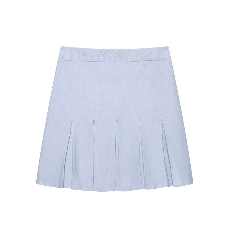 

Zbzr Весна Новая Женская одежда Западный стиль Воротник со стразами Короткий рукав Вязаный свитер Ювелирный топ 5755039 Short Skirt S