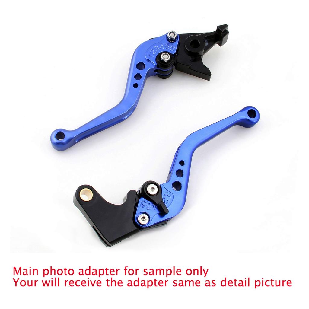 Bruce & Shark Motorcycle Short Clutch Lever Brake Lever for VESPA GTS 300 Super Blue