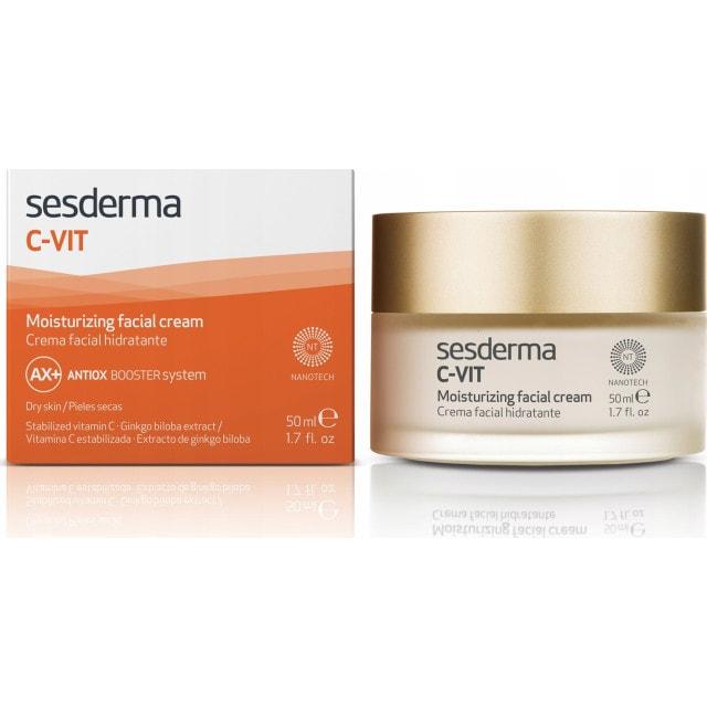 

Sesderma C-Vit Увлажняющий крем для лица Антиоксидантный крем с витамином С для сухой кожи 50 мл