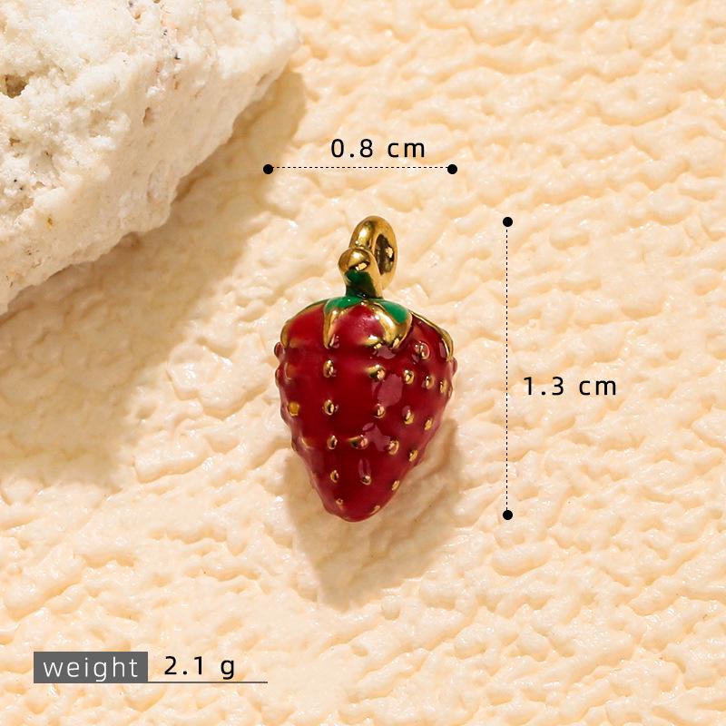 Korean Cute Street-Style Strawberry Jewelry Accessories