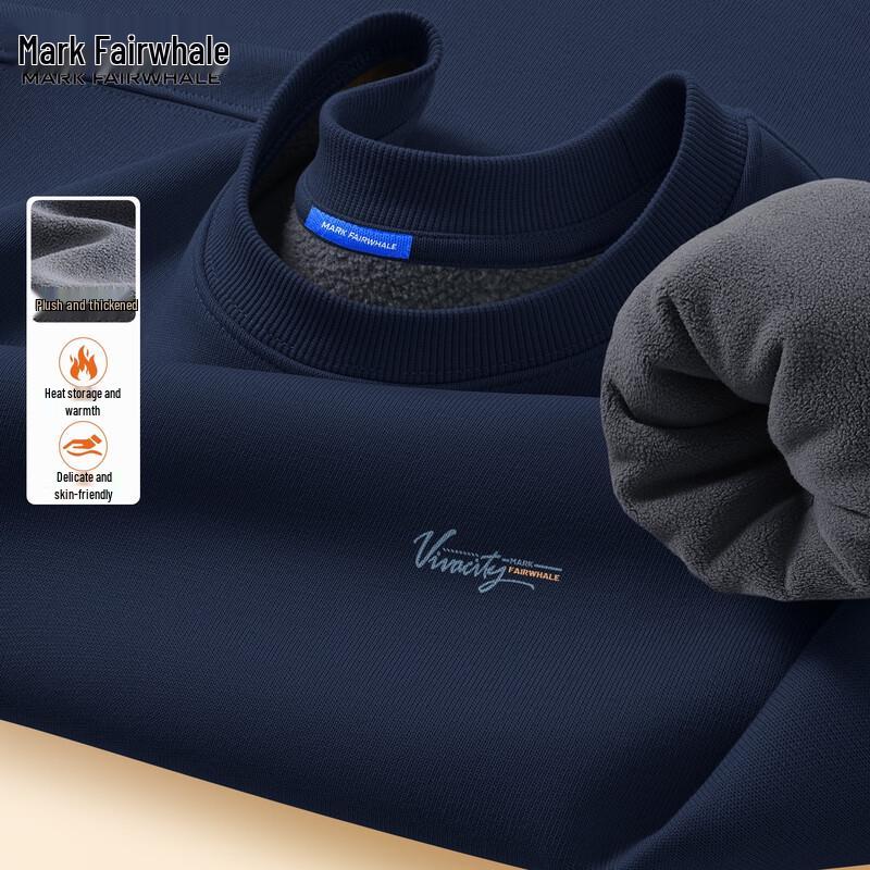 Mark Fairwhale Men's Fleece-Lined Crewneck Sweatshirt