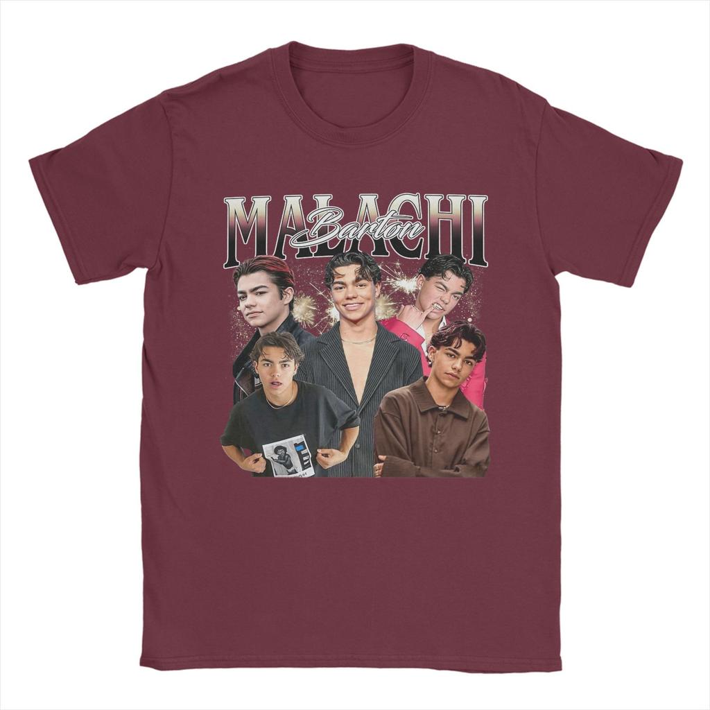 Awesome Malachi Barton T-Shirt for Men Round Collar 100% Cotton T Shirts  Short Sleeve Tees Gift Idea Tops