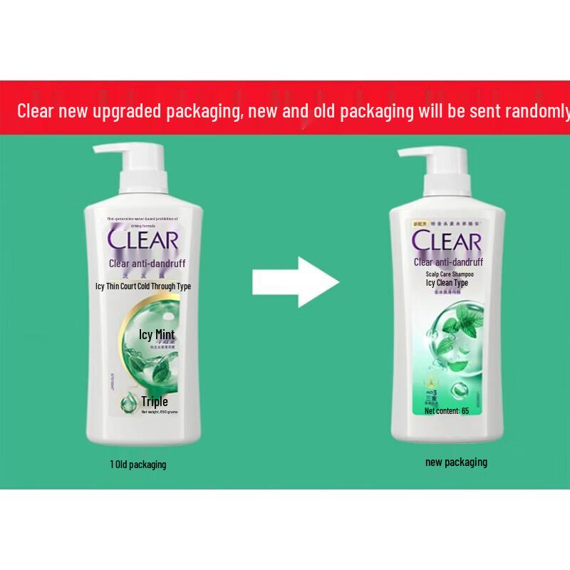 Clear Anti-Dandruff Ice Mint Shampoo