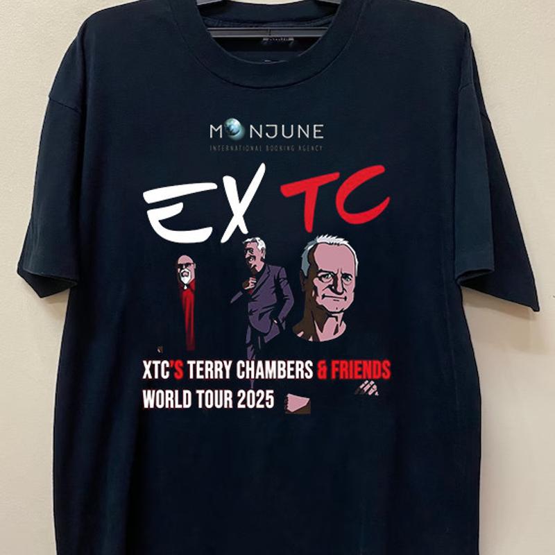 

Xtc Band Terry Chambers Friends Tour T Shirt Full Size S 5Xl S разноцветный