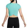 Nike One Fitted Rib Women's Dri-FIT Short-Sleeve Cropped Top FV7875-300