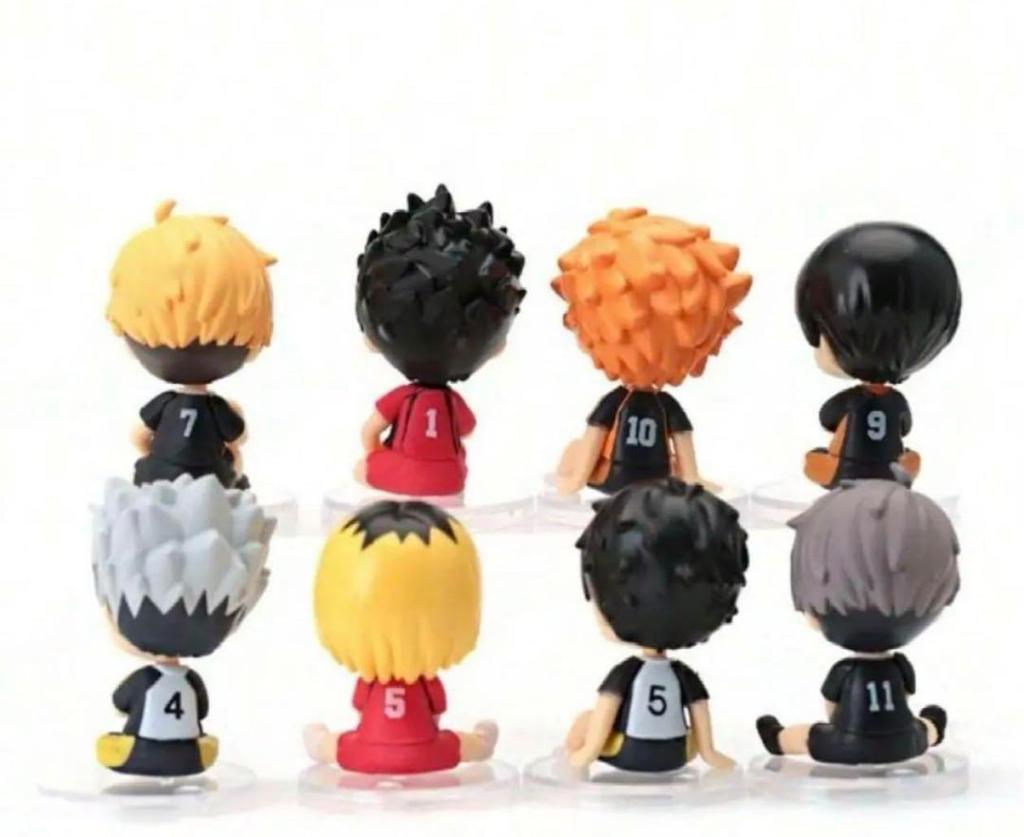 Haikyu!! Figures (8 Sitting Figures) [Parallel Import]