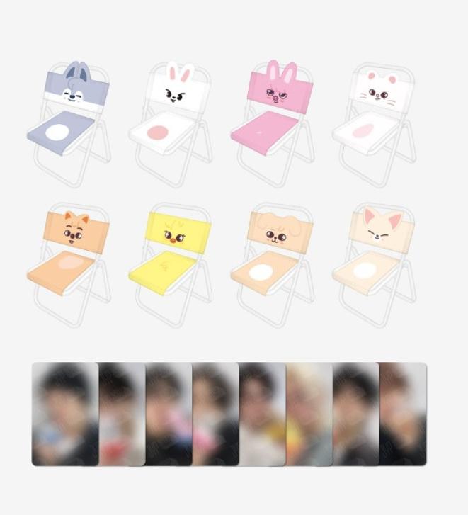 Stray Kids SKZOO Bambola 10CM Sedia Merchandising Ufficiale