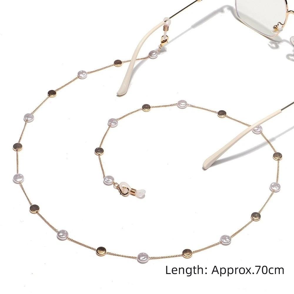 70cm Sunglasses Chains Pearl Neck Strap Luxury Glasses Chain  Reading Glasses