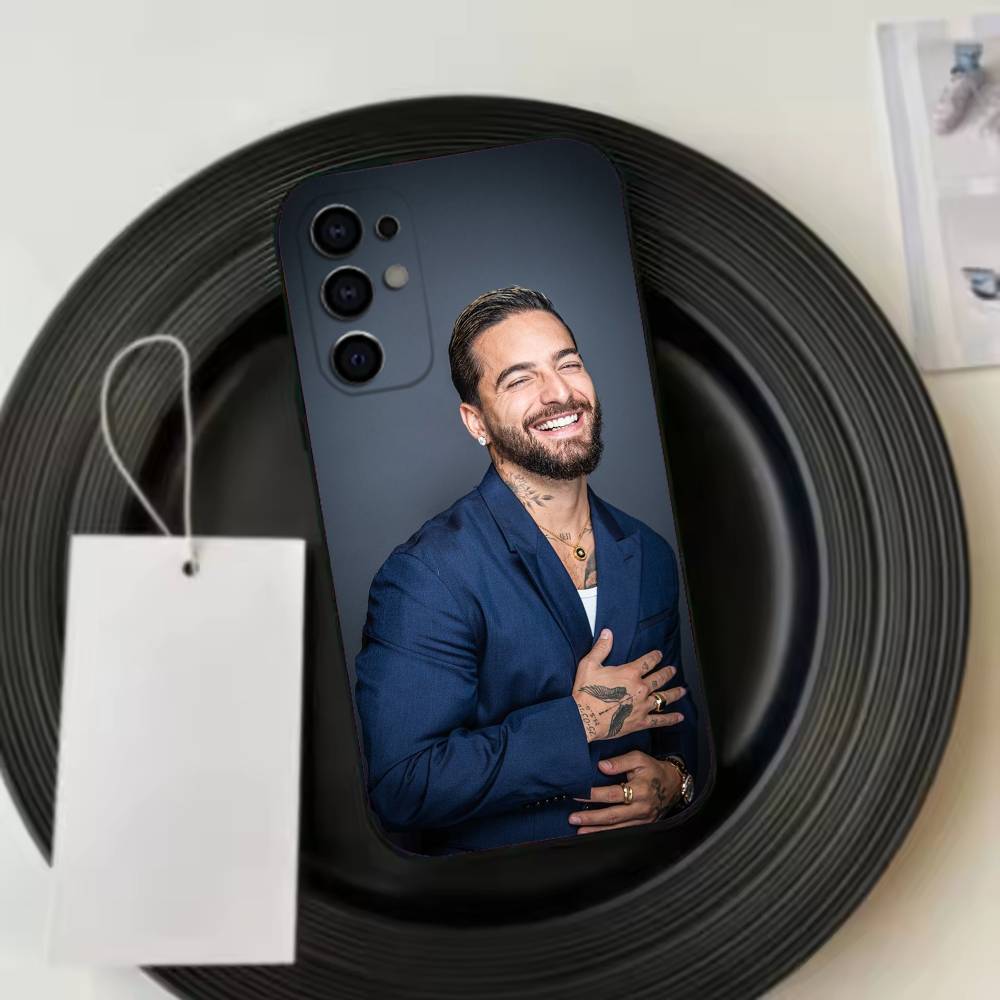 M-Maluma Pelon Phone Case For Samsung S25,S24,S21,S22,S23,S30,Ultra,S20,Plus,Fe,Soft Silicone Black Cover Samsung S21lite