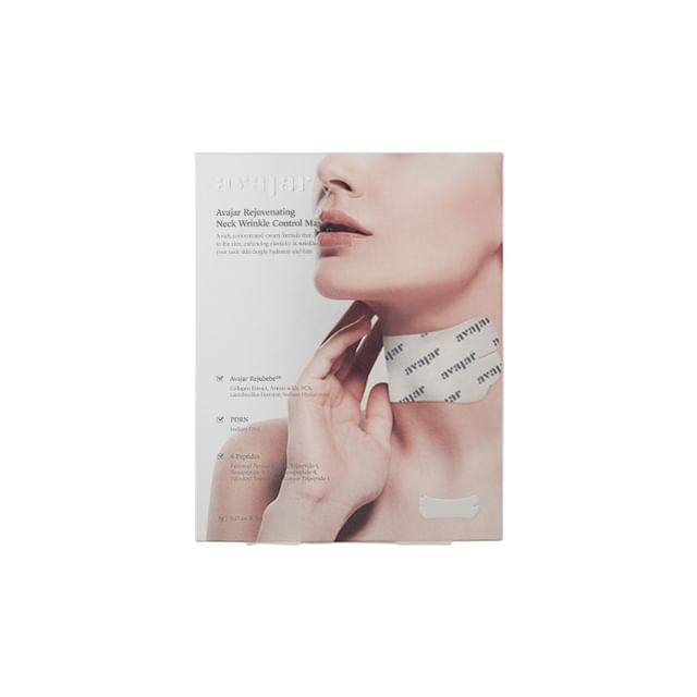 avajar - Rejuvenating Neck Wrinkle Control Mask Set 5 sheets