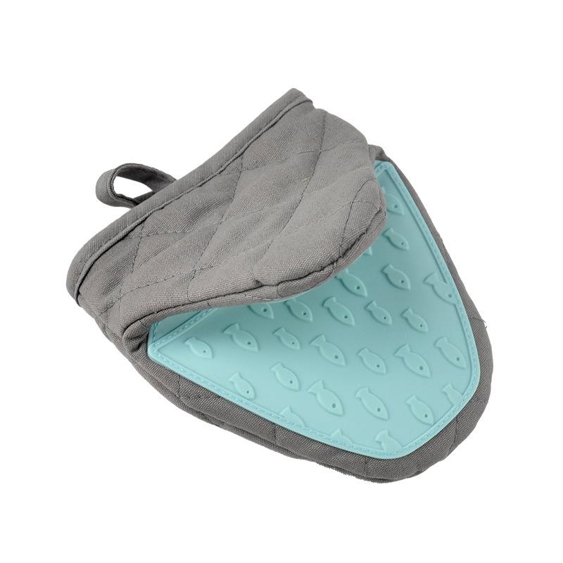 1PC Silicone Anti-scalding Oven Gloves Mitts Potholder Kitchen Silicone Gloves Tray Dish Bowl Holder Oven Handschoen Hand Clip