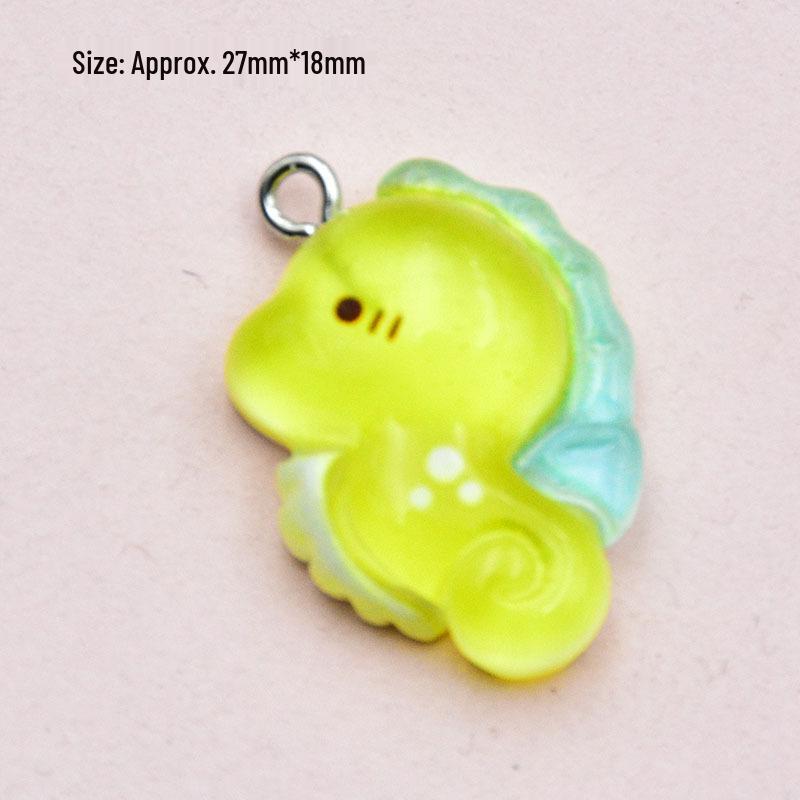 Ocean Series Resin Keychain: Whale, Octopus, Dolphin, Starfish, Mermaid Jewelry Accessories