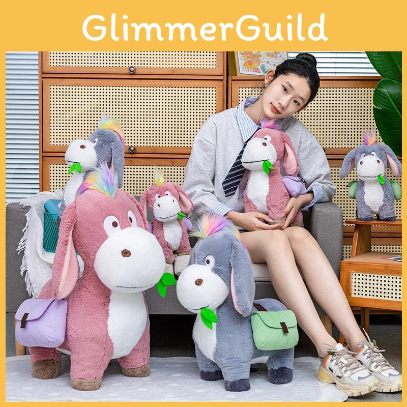 Entzückender Plüsch Esel Rucksack Spielzeug Niedliche Stofftierpuppe Geschenk für Mädchen Geburtstag