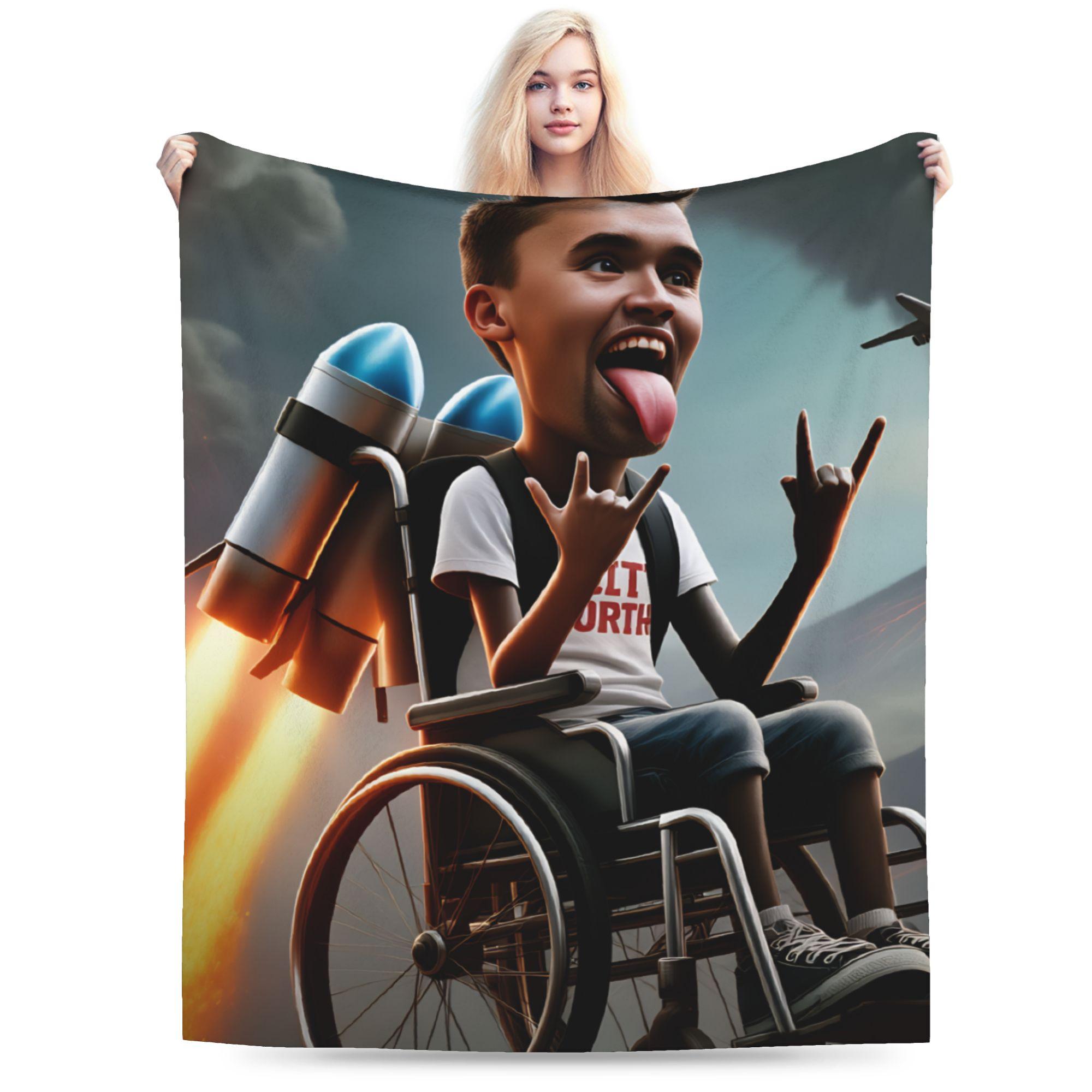 Exquisite Fashion Items Unisex Funny Meme Charlie Kirk Throw Blanket Warm Comfy Graphic Blanket For Bedroom Plane Travel Flannel Bedspread Bed Cover