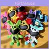 Poppy Playtime Smiling Critters Keychain With Plush Animal Pendant For Collectors And Gift Givers