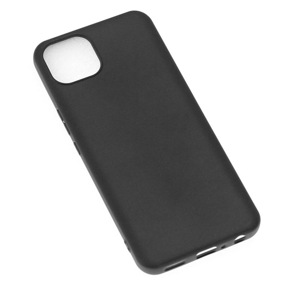 For Wiko T10 4G Case Anti-scratch Matte Black Phone Cover (Big Rear Lens Hole)