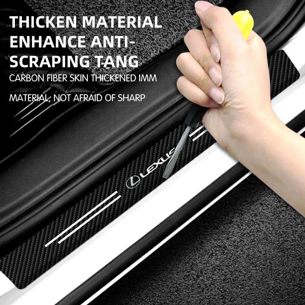 Autocolante Portbagaj Spate Mașină Benzi Pedale Prag Ușă Decal Anti-zgârieturi pentru Lexus RX350 IS300 ES350 IS250 CT200H NX GS350 NX200T ES250