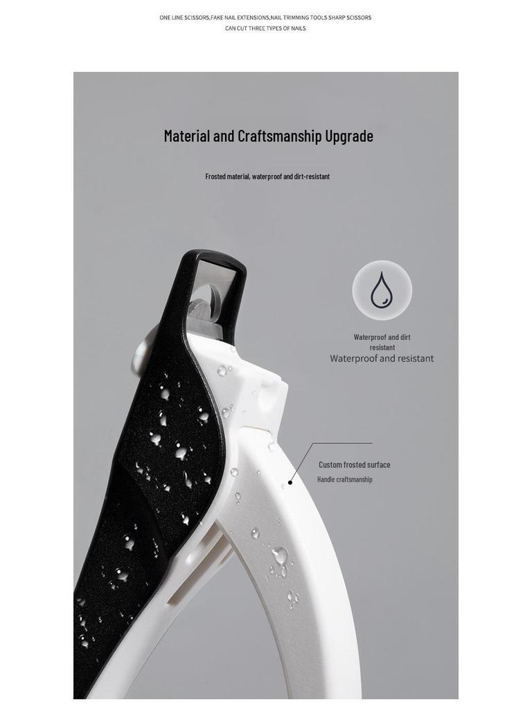 Multi-Functional French Tip Nail Shaping and Anti-Splash Clip Tool