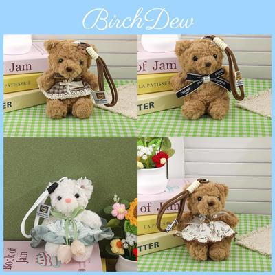 Panda Bear Plush Keychain With Bow For Kids And Teens Gifts