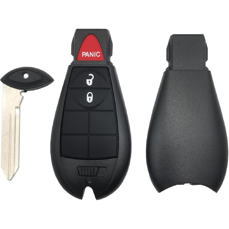 Replacement Keyless Entry Remote Key Fob Shell Case Fit for 2013-2018 Dodge Ram Truck 1500 2500 3500 GQ4-53T 56046953 (1)