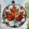 Acrylic Window Decoration Pendant Stained Cat On Desk Panel Decor Indoor Outdoor Garden Decor Or Housewarming Gift