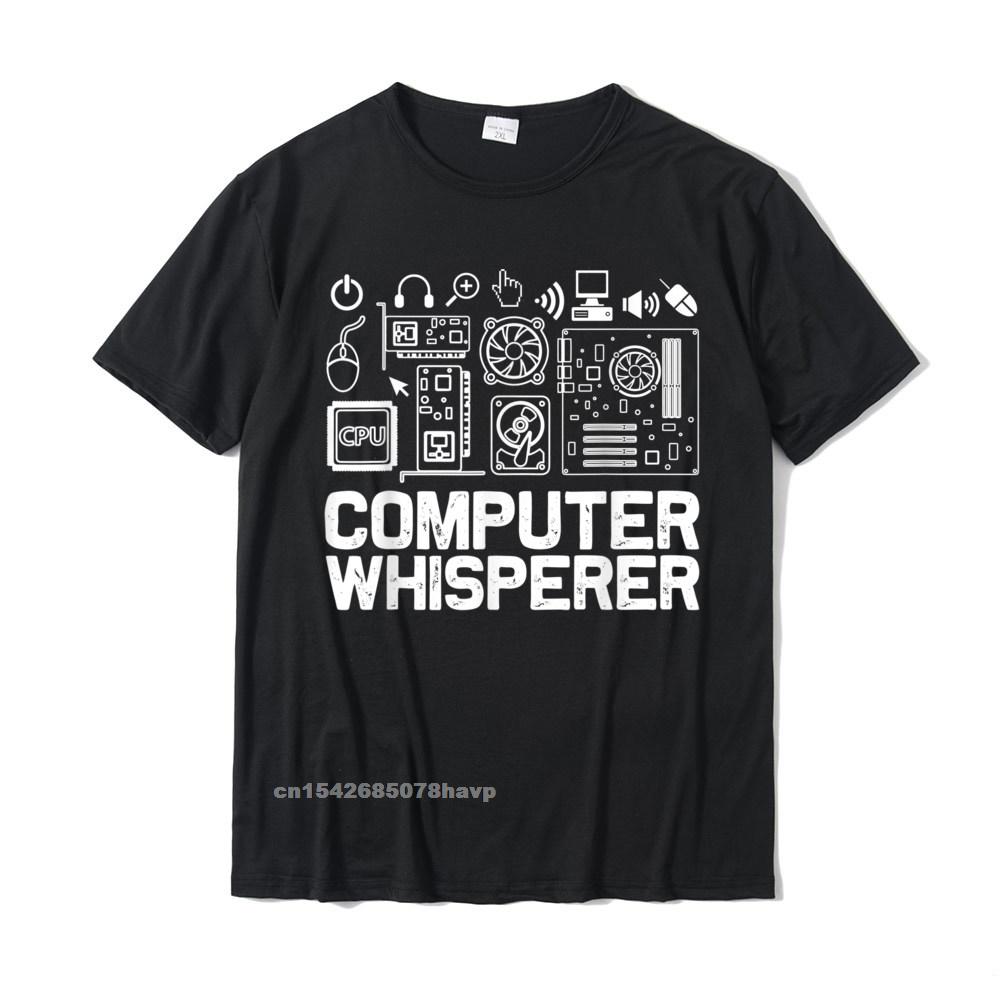 Computer Whisperer Shirt IT Tech Support Nerds Geek TShirt TShirt Cotton Tops T Shirt Funny Brand New 3D Printed Tshirts