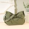 Simplified Nylon Knot Underarm Commuter Bag Women's Crossbody Bag Large Capaci Trendy Tote Bag