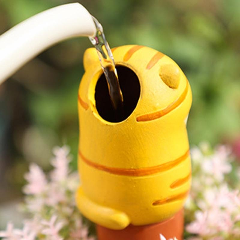 4Pcs/set Terracotta Watering Spikes Automatic Plant Water Devices Continuous Slow Release Plant Watering Globes